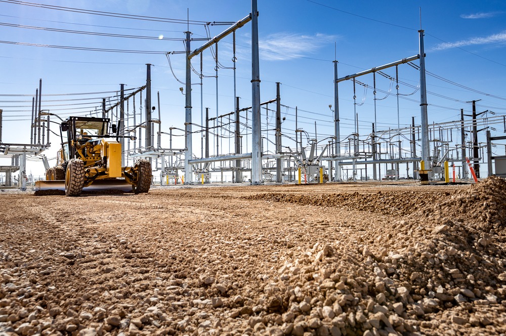 Latham Substation in Wamsutter, WY Grade Tech